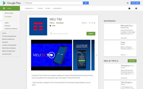 MEU TIM – Apps no Google Play