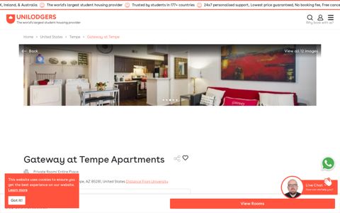 Gateway at Tempe Apartments for Rent | Unilodgers