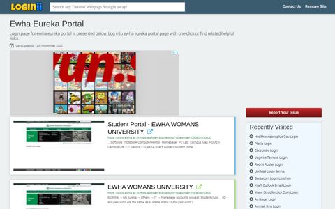Ewha Eureka Portal - Loginii.com