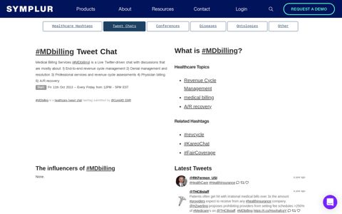 #MDbilling - Healthcare Social Media Analytics and Transcripts