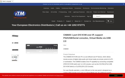 CN8600 | Aten KVM Switch | ITM Components