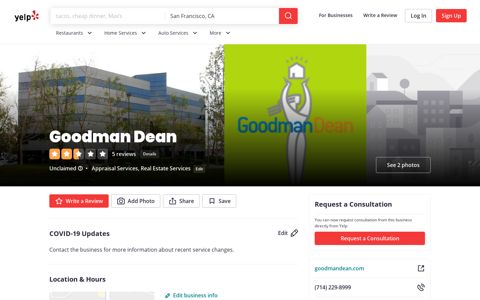 Goodman Dean - Appraisal Services - 10833 Valley View St ...