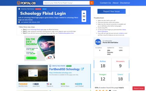 Schoology Fbisd Login - Portal Homepage