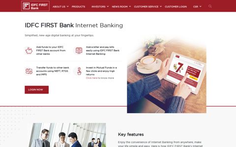 Net Banking, Internet Banking Service | IDFC FIRST Bank