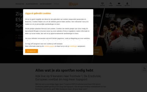 Ziggo Sport en FOX Sports Eredivisie | Ziggo