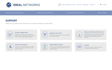 Support - IDEAL Networks