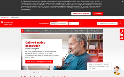 Online-Banking | Weser-Elbe Sparkasse
