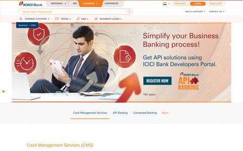 Cash Management Services (CMS) - ICICI Bank