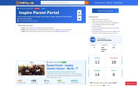 Inspire Parent Portal