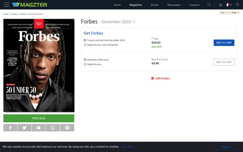 Forbes Magazine - Get your Digital Subscription