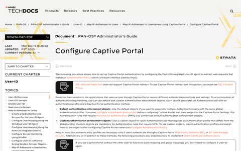 Configure Captive Portal - Palo Alto Networks