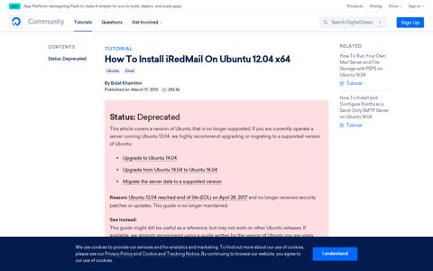 How To Install iRedMail On Ubuntu 12.04 x64 | DigitalOcean