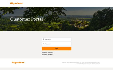 Gigaclear Customer Portal