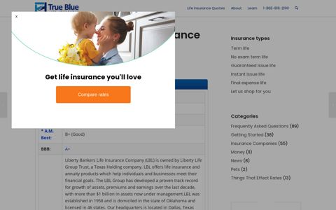 Liberty Bankers Life Insurance Company