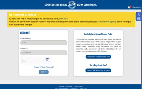 KFB Portal: Login - Kentucky Farm Bureau