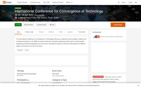 ICT (Apr 2021), International Conference for Convergence of ...
