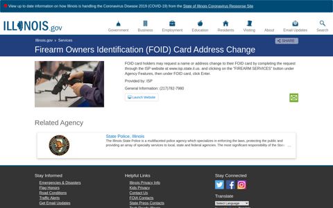 Firearm Owners Identification (FOID) Card ... - Illinois.gov