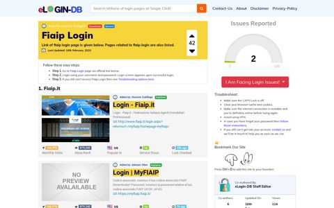 Fiaip Login - A database full of login pages from all over the ...