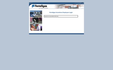 Ferrellgas Incentives Employee Login