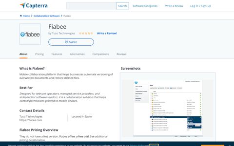 Fiabee Reviews and Pricing - 2020 - Capterra