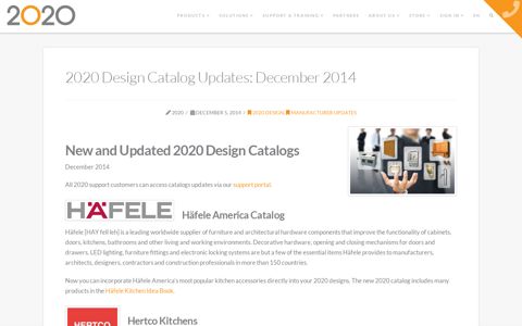 2020 Design Catalog Updates: December 2014 | 2020 Spaces