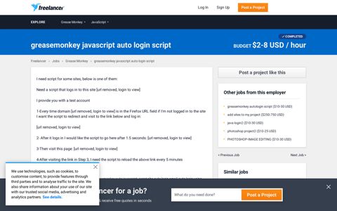 greasemonkey javascript auto login script | Grease Monkey ...