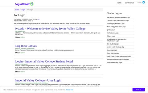 Ivc Login ivc.edu - Welcome to Irvine Valley Irvine Valley ...