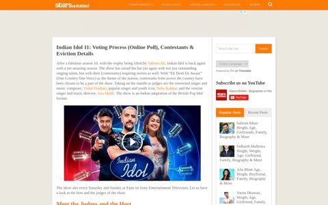 Indian Idol 11: Voting Process (Online Poll), Contestants ...