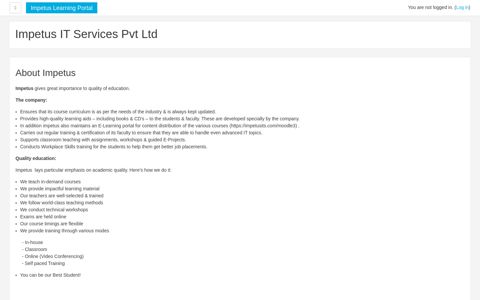 Impetus IT Services Pvt Ltd