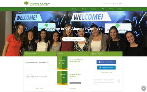 Greenwich Academy Alumnae Website