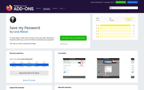 Save my Password – Get this Extension for 🦊 Firefox (en-US)