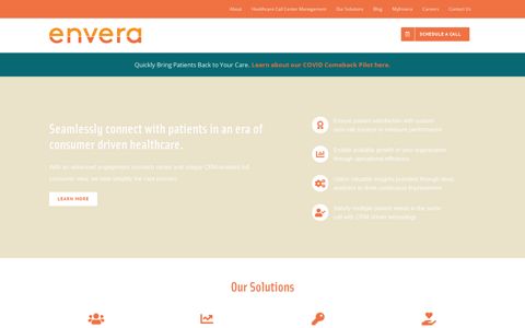 Envera Health | Managed Healthcare CRM and Call Center