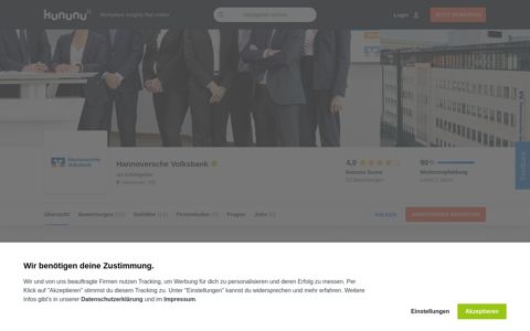 Hannoversche Volksbank als Arbeitgeber: Gehalt, Karriere ...