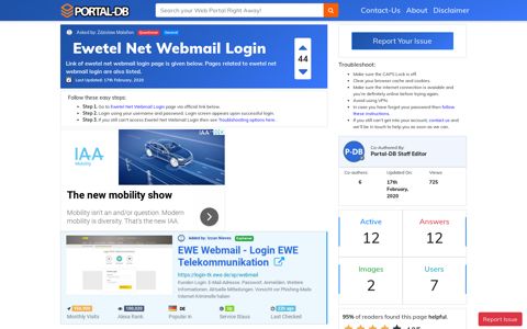 Ewetel Net Webmail Login