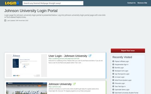 Johnson University Login Portal - Loginii.com