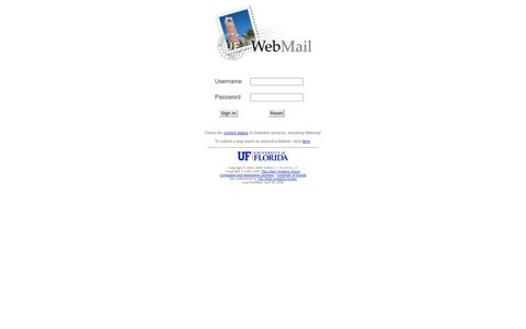 GatorMail WebMail - Login