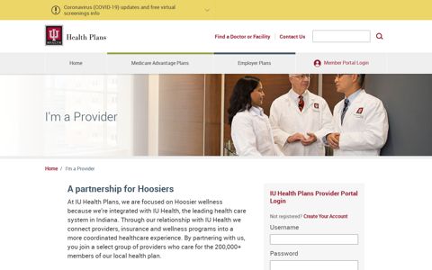 I'm a Provider | IU Health Plans