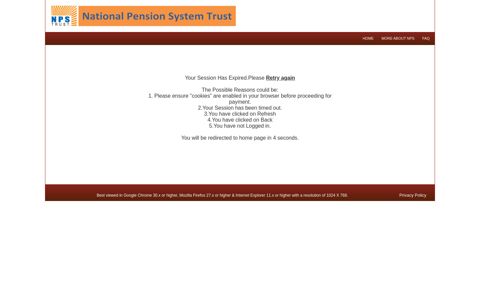 eNPS - National Pension System - eNPS - NSDL