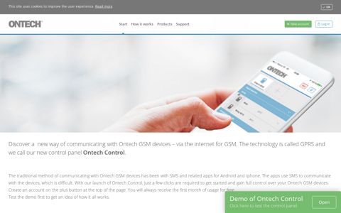 Ontech Control – Full control with a few clicks – Ontech GSM