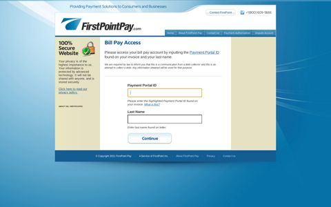 FirstPoint Pay | Retrieve Account Information