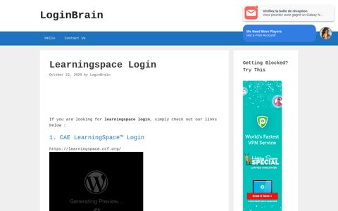 Learningspace - Cae Learningspace™ Login - LoginBrain
