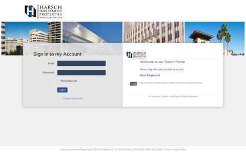 Pay Online - Harsch Investment Properties