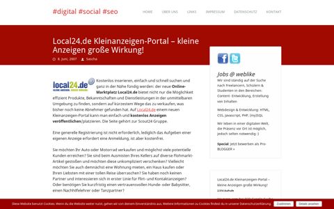 Local24.de Kleinanzeigen-Portal – kleine Anzeigen große ...