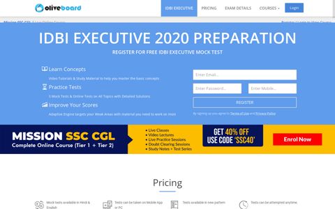 IDBI Executive 2020 Online Preparation | Mock Tests ...