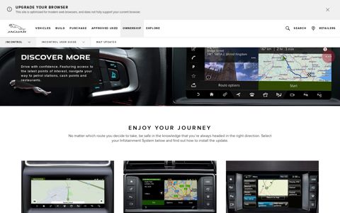 Update your InControl Maps & Car Navigation | Jaguar