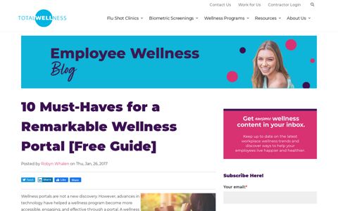 10 Must-Haves for a Remarkable Wellness Portal [Free Guide]