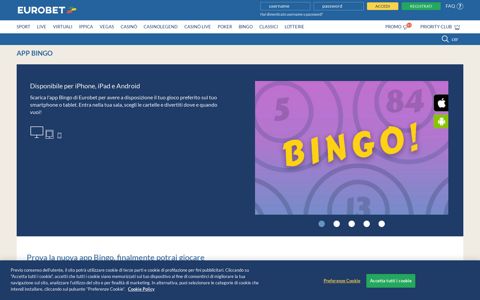 App Bingo | Gioca a Bingo da Mobile su Eurobet.it