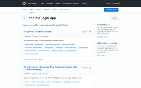android-login-app · GitHub Topics · GitHub