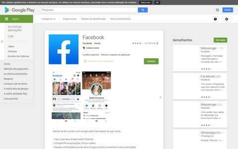 Facebook – Apps no Google Play