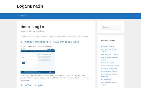 hcca login - LoginBrain